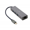 Gembird USB-C GBit adapter + 3x USB 3.1 A-CMU3-LAN-01