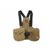 Firedog Dummyvesta Trainer z voskovanej bavlny XL svetlá khaki s plastovou sponou