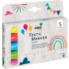 KREUL Sada fixiek na textil JUNIOR 5 ks (Popisovače na textil)