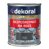 Alkýdový email na kov Dekoral 0,65 l šedý polomatný
