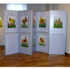 EXPOINT Výstavná stena SLIM typ B Název: Tabuľa s plochou výplne 2 * 68 x 94 cm, bez podstáv