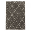 Kusový koberec Alvor shaggy 3401 taupe Kruh průměr 80 cm