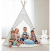 Detský stan Spielwerk biely, typ iglu/wigwam, 120x120x160 cm