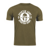 DRAGOWA krátke tričko spartan army Archelaos, olivová 160g/m2 - L