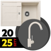 BLANCO SET 09-B 25 METRA 45 S + MIDA biela soft
