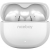 Niceboy Pins 4, bezdrôtové slúchadlá, biele pins-4-white