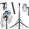 Selfie tyč Tripod pre telefón, automatické rozkladanie, bluetooth