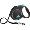 Vodítko FLEXI Black Design L opasok 5m/50kg modrá NEW