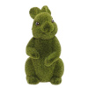 Zajac sediaci zelený mach, polyst. 20*18*32cm