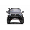 Elektrické autíčko Toyota Hilux 4X4, čierne, 2 x 12V/10 Ah batéria, EVA kolesá