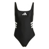 Dámske Jednodielne plavky ADIDAS 3S UBACK SUIT JH3391 – Čierna