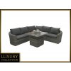 Deokork Ratanová modulová zostava BORNEO LUXURY pre 5 osôb (sivá)