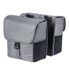 BASIL Dvojtaška na bicykel Basil GO Double Bag 32 litrov 33 x 16 x 38 cm - šedá