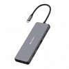 Verbatim USB (3.2) hub 13-port 32153 šedý délka kabelu 20cm 2x USB C, 6x USB A, 2x HDMI