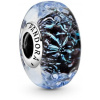 PANDORA Colours 798938C00 Tmavomodré Murano sklo s vlnkami (Ag 925/1000, 3,1 g)