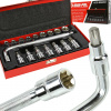 NÁSTRČNÉ KĽÚČE TORX BIT 1/2'' 17ks E10 - E24