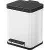 Nášľapný zberač odpadkov Eco ,duo Plus M, objem 2 x 9 l Hailo