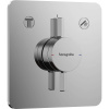 HANSGROHE DuoTurn Q batéria pod omietku pre 2 spotrebiče, chróm, 75414000