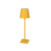 LED line® stolná lampa TAZA 3,5W, 400lm, CCT, IP54, nabíjateľná, 2x2000mAh, žltá [208971]