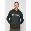 Los Angeles Wording Hoody - charcoal S