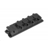 ORNO OR-AE-13167 zásuvka odolná gumová, 4x 230V, IP44