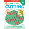 Play Smart My First Cutting Book 2+: Preschool Activity Workbook with 70+ Stickers for Children with Small Hands Ages 2, 3, 4: Basic Scissor Skills (F