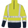 DELTA PLUS Mikina MARMOT fleece, žlto-modrá, reflexná, Varianta žlto-modrá, Veľkosť S
