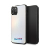 Kryt GUESS pre Apple iPhone 11 Pro - Pearl - Plast / umelá koža - strieborný