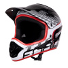 Prilba FORCE TIGER downhill, biela, červená veľkosť produktu L-XL