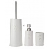 Kupelňový set doplnkov - SADA KÚPEĽŇOVÉHO PRÍSLUŠENSTVA KERAMICKÝ KEFETOVÝ ŠTETEC