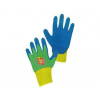 Rukavice DRAGO, detské, máčané v nitrile, modré, veľ. 05 - CN-3410-008-400-05
