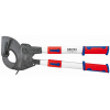 KNIPEX 95 32 060 Nůžky na kabely s teleskopickými rukojeťmi- ráčnové