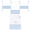 Dětský postýlková 5-dílná sada BimbiDreams Bear blue (78013013)