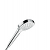 Hansgrohe 26813400 CROMA Select E ručná sprcha Vario, EcoSmart biela/chróm HG 26813400