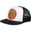 detská šiltovka SANTA CRUZ YOUTH CLASSIC DOT CAP White/Black