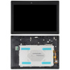 Lenovo Tab 2 A10-70 / A10-70F / A10-70L čierny LCD displej s dotykovým rámom predný panel