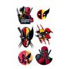 CUKROVÁ TLAČ jedlý obrázok na tortu Cukrová hmota Deadpool Wolverine Avengers 10