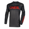 Dres ONEAL Element Racewear čierno sivo červený