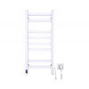 Navin Kúpeľňový rebríkový radiátor s termostatom AVANGARD 251W/230V 80,6 cm IP44 biely, pravostranné prevedenie NV0018 + záruka 3 roky zadarmo + záruka 3 roky zadarmo