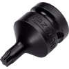 1/2 palca (12,5 mm) HAZET štvorhran dutý Nástrčná hlavica pre rázový ∙ strojový uťahovák ∙ TORX® ∙ Vnútorný profil TORX® ∙ T40