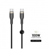 Fixed FIXDB-CC05-BK USB-C/USB-C a podporou PD, 0,5m