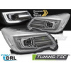 Tuning-tec PREDNÉ SVETLOMETY TUBE LIGHT DRL CHROME pasuje na SUBARU FORESTER IV 13-18