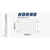 KORAD Radiátor 21K 600/500 (KORAD 21K 600/500)