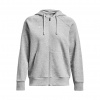 Dámska fleecová mikina Under Armour Rival Fleece FZ Hoodie-GRY|S