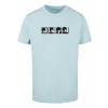 Beatles - Four Heads 2 T-Shirt - ocean blue L