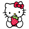 CUKROVÁ TLAČ Opłatek na Tort Cukrová hmota Hello Kitty + MENO