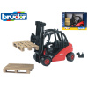 Bruder Užitkové vozy - Linde H30D vysokozdvižný vozík se 2 paletami