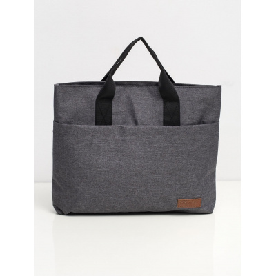 Gray laptop bag šedá One Size Fashionhunters