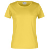James & Nicholson Tričko JN 746, krátký rukáv, dámské COT02074620001-yellow S Žlutá