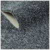 Kobercový behúň e-floor shaggy sivý polypropylénový 3 m x 16 mm